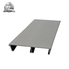 Profilé de plancher pour remorque de pont en aluminium anodisé gris série 6000